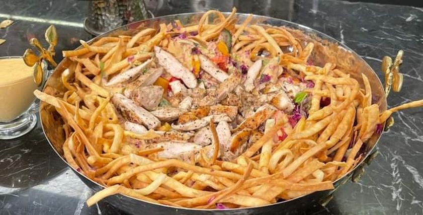 أرز مدخن بالدجاج
