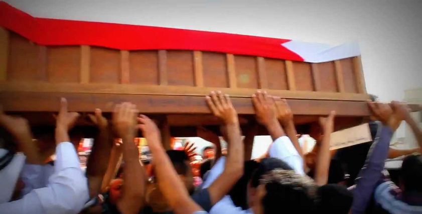 دفن المرأة
