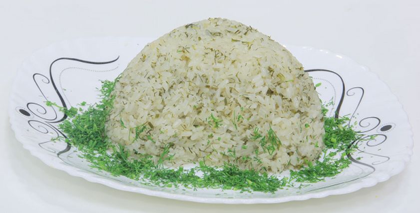 طريقة عمل أرز بالشبت والليمون