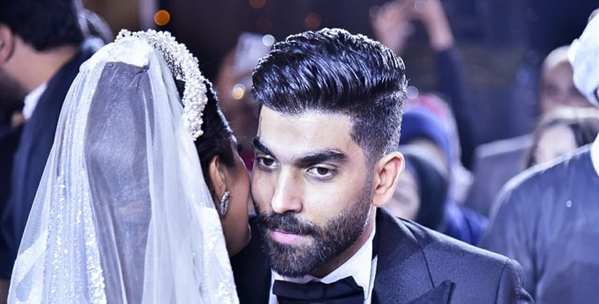الملحن سامر أبو طالب وزوجته رنا سماحة