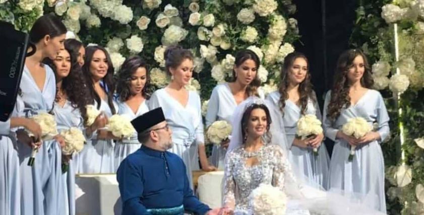 ملكة جمال روسيا ومالك ماليزيا السابق
