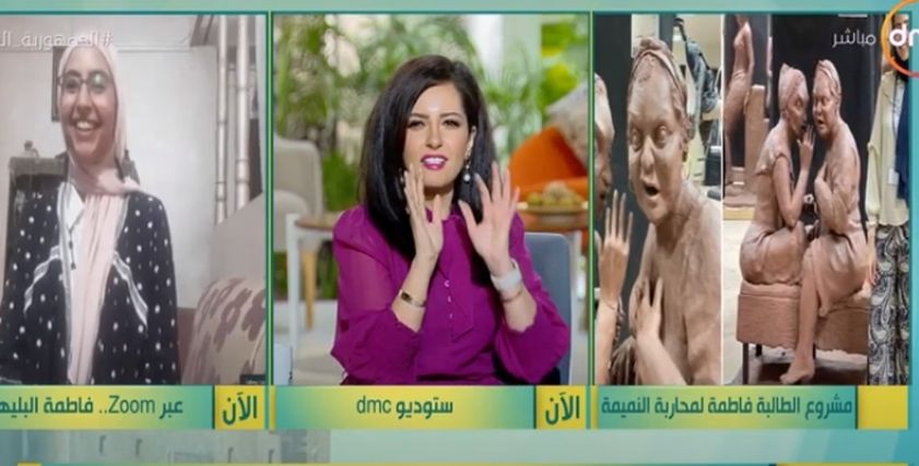 فاطمة البليهي خريجة كلية الفنون الجميلة جامعة المنصورة