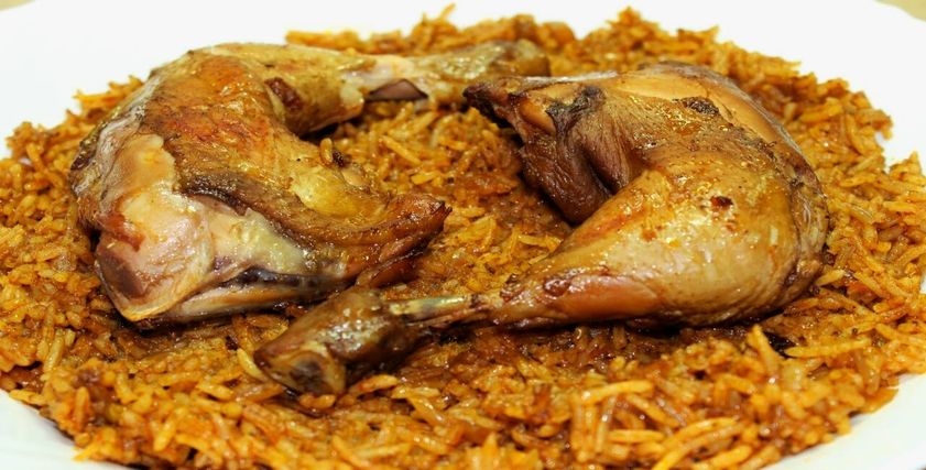 كبسة الدجاج على الطريقة المصرية