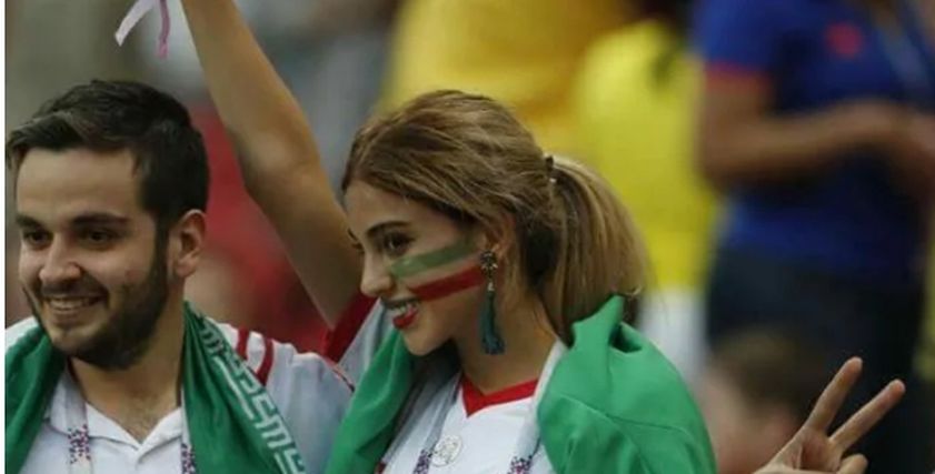 المشجعة الإيرانية