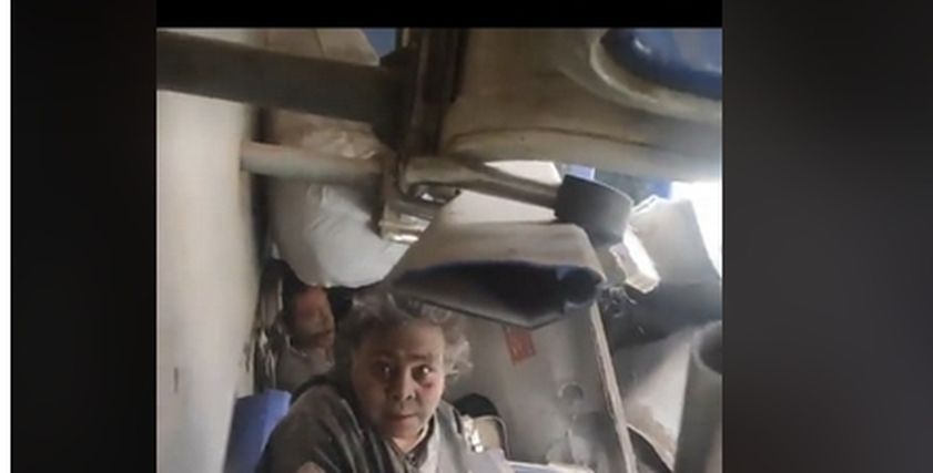 جانب من حادث القطار