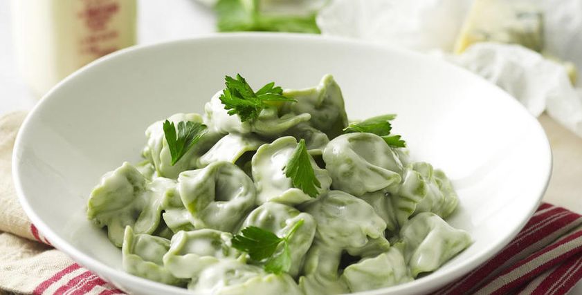 Tortellini spinach