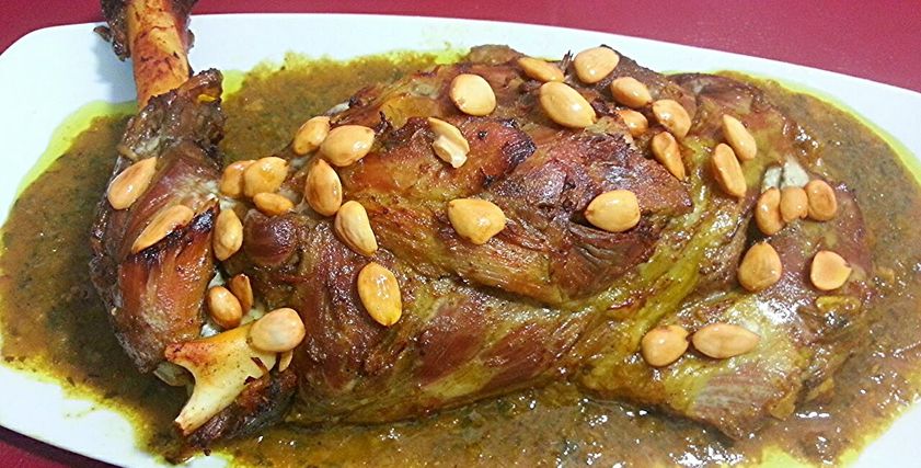 كتف خروف في الفرن