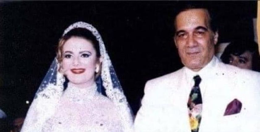 الفنان محمود ياسين وابنته رانيا