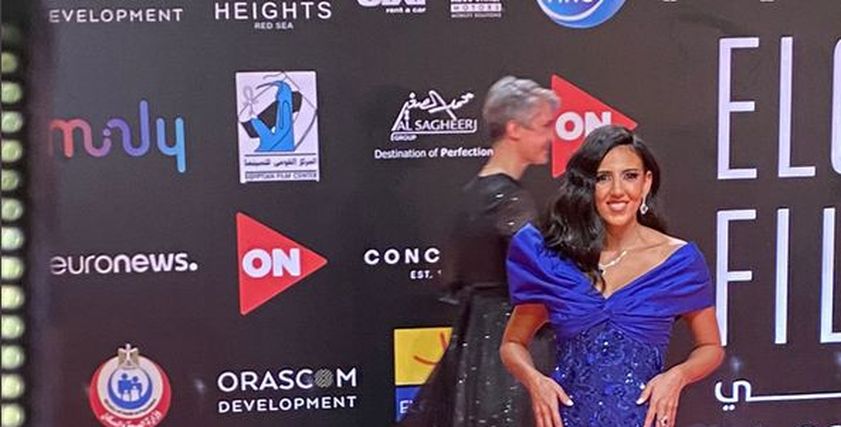 البلوجر هادية غالب في مهرجان الجونة