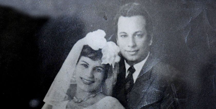 عايدة عبد العزيز زوجها المخرج المسرحي الراحل أحمد عبد الحليم
