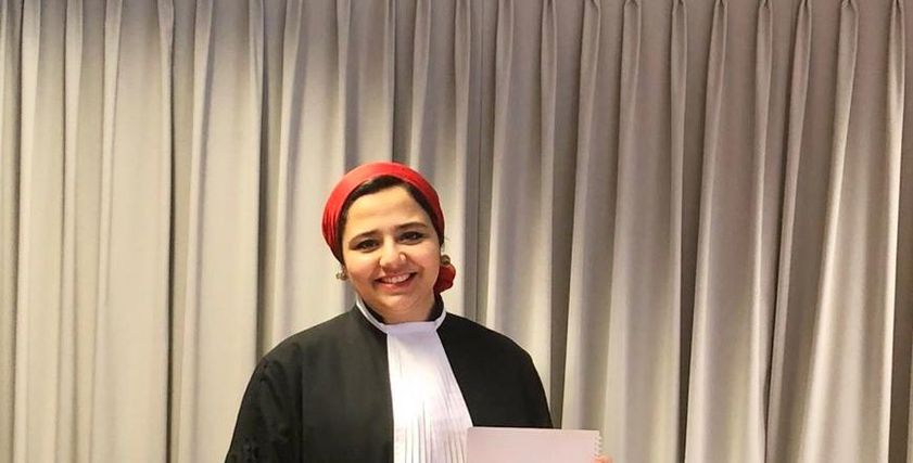 أمنية طاهر جاد الله الفائزة بجائزة Justita Award