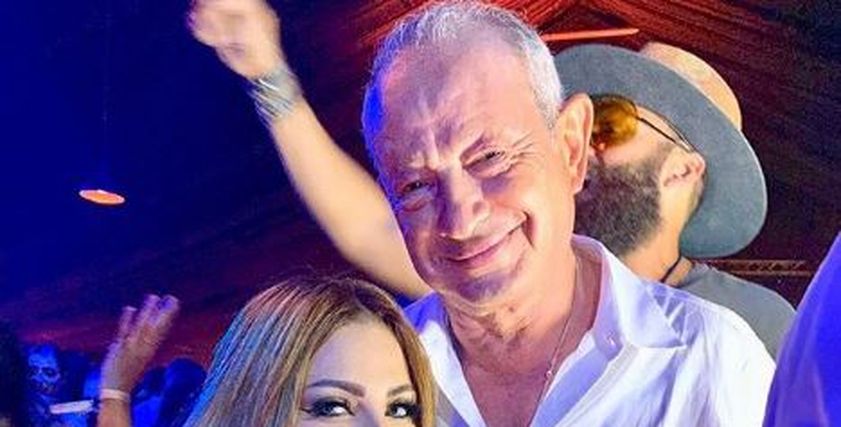 طليقة كهربا بصحبة نجيب ساويرس