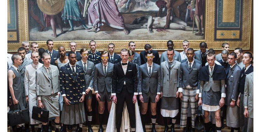 مجموعة أزياء Thom browne 
