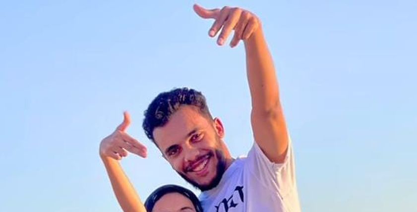 تغريد صلاح العريني وأخيها محمد