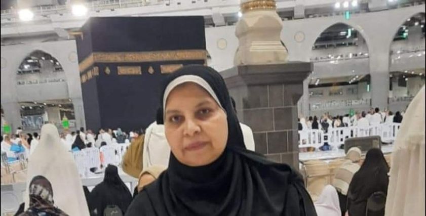 السيدة هبة المتوفية أثناء مناسك العمرة