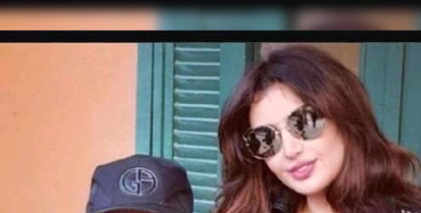 أحمد بدير وابنته سارة