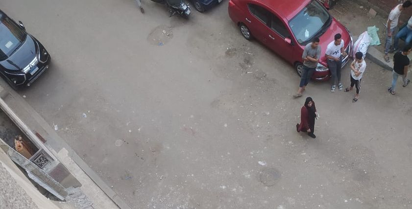 إنهيار جزئي لعقار بجسر السويس
