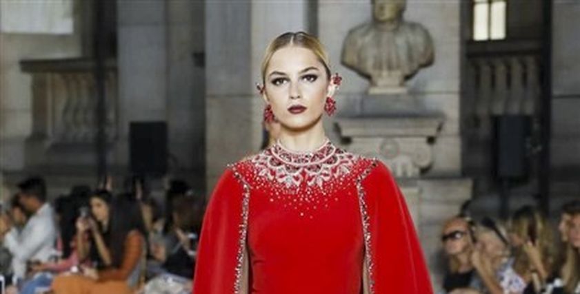 إحدى تصاميم مجموعة حبيقة الجديدة