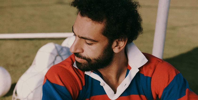 محمد صلاح في جلسة تصوير جديدة بـ ستايل سبعيناتي