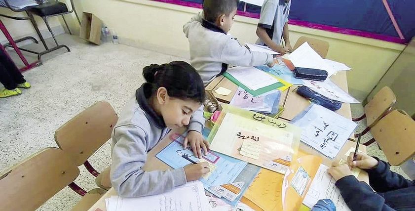 تلاميذ في الفصول