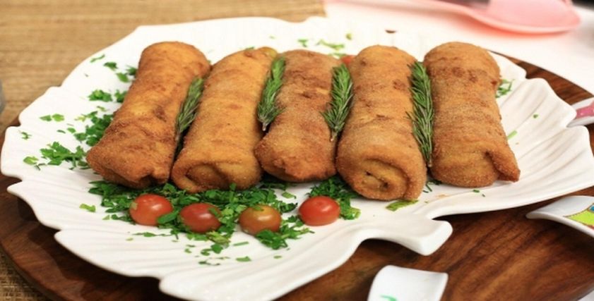 طريقة عمل كريب مقلي دجاج