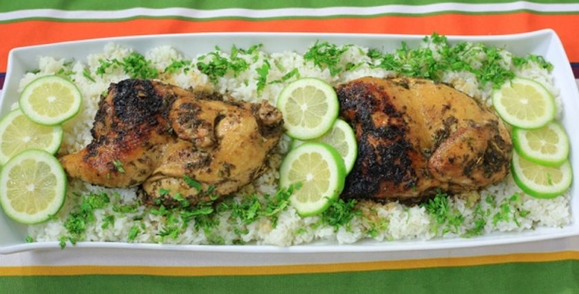 دجاج مشوي بدبس التمر