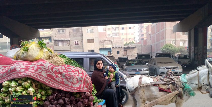 إخلاص بائعة الخضار