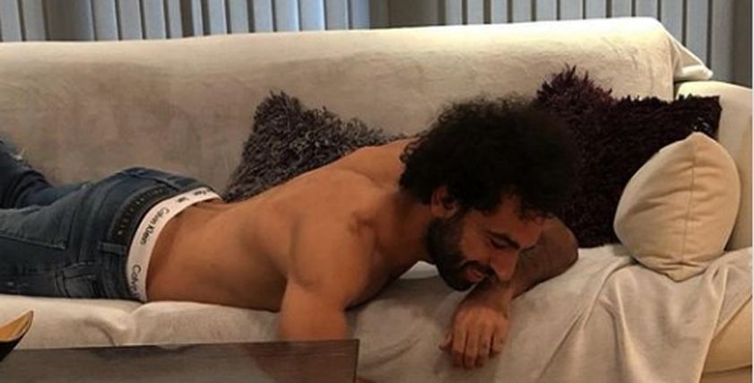 محمد صلاح والقطة