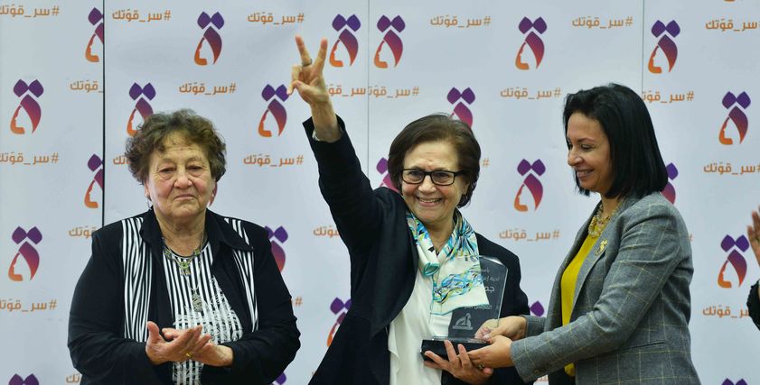 تكريم جميلة بوحيرد بالمجلس القومي للمرأة
