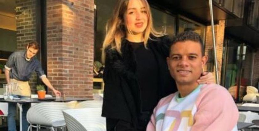 سعد سمير وزوجته