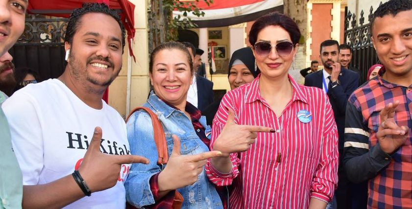نرمين الفقي وانتصار