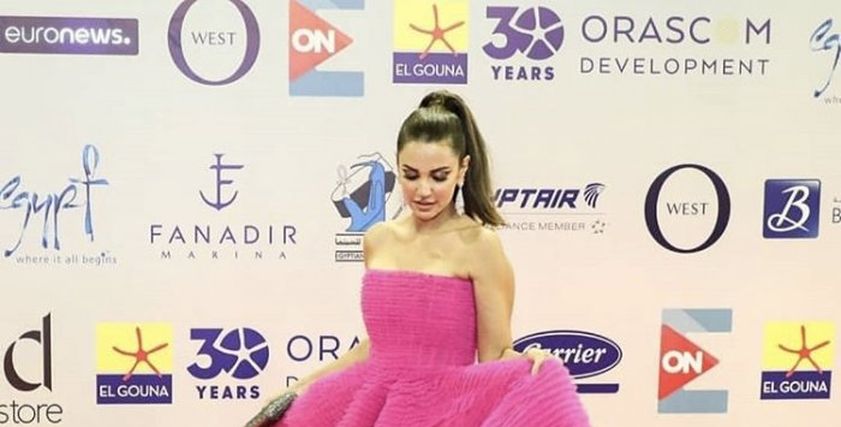 درة في حفل افتتاح مهرجان الجونة 2019