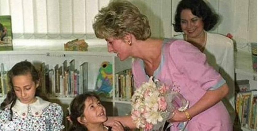 دنيا سمير غانم والأميرة الراحلة ديانا