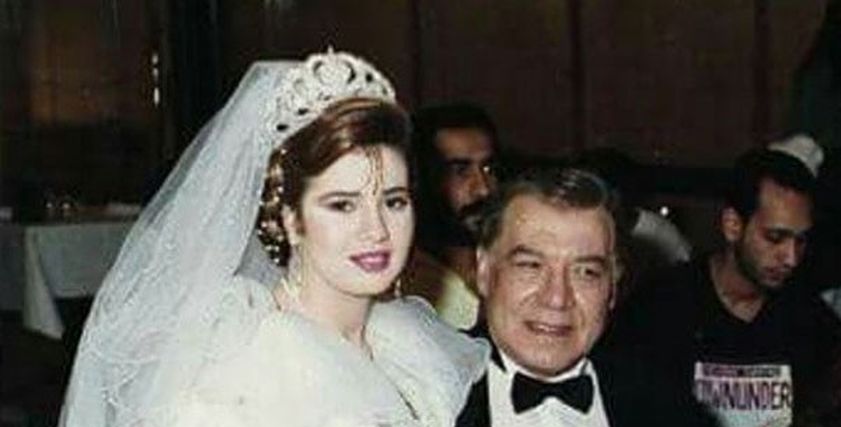 رانيا فريد شوقي ووالدها