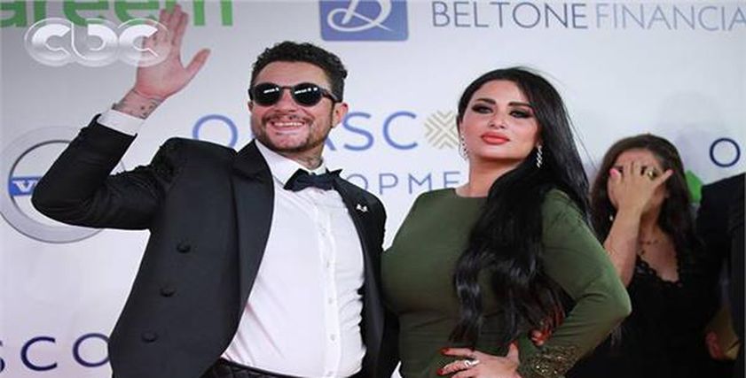 بالصور| أول ظهور لأحمد الفيشاوي مع زوجته بعد شائعات الطلاق