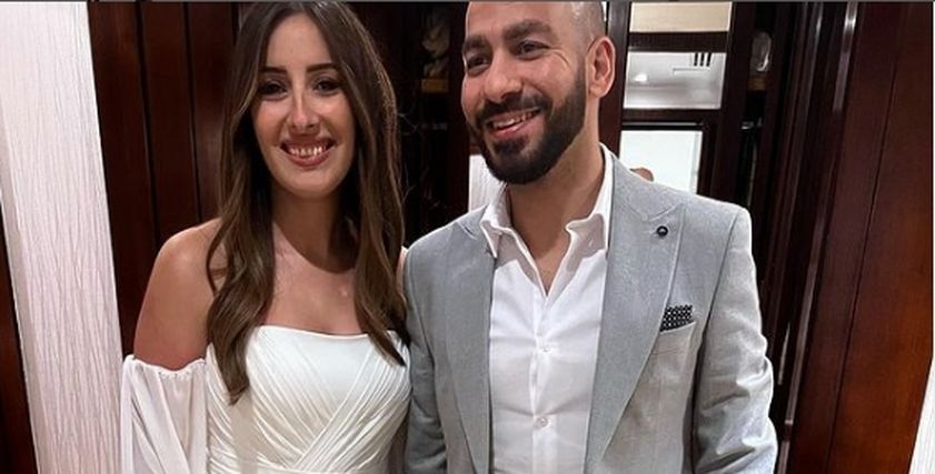 جيلان علاء وخطيبها عز شهوان