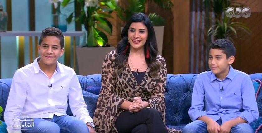 الشيف أميرة شنب وأبناؤها سفيان ويوسف