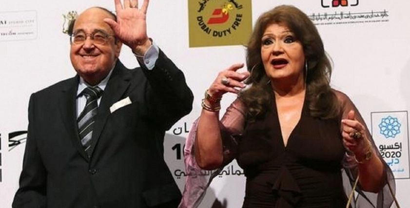 ميمي جمال وزوجها الراحل حسن مصطفى