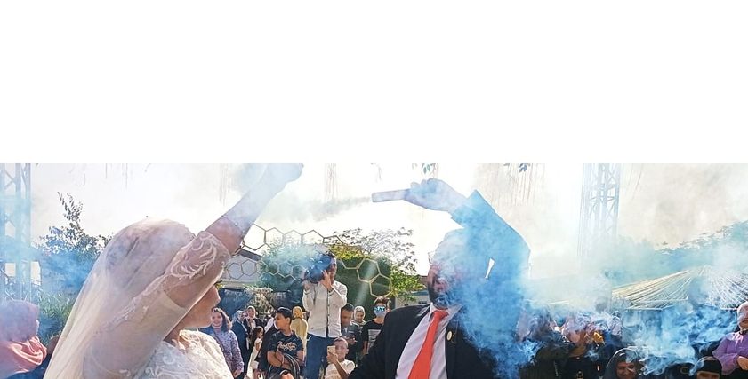 ميرنا محمد وزوجها