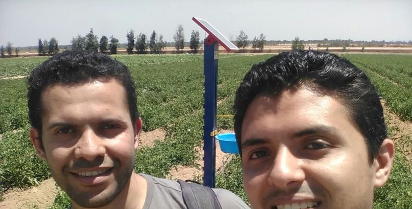 كريم وأحمد يبتكران جهاز يعمل بالطاقة الشمسية