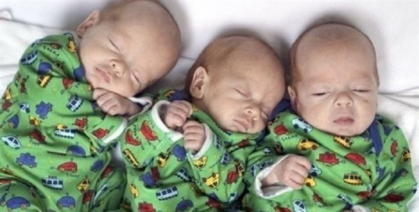سيدة تنجب 3 توائم بعد اصابتها بالعقم 15 عاما
