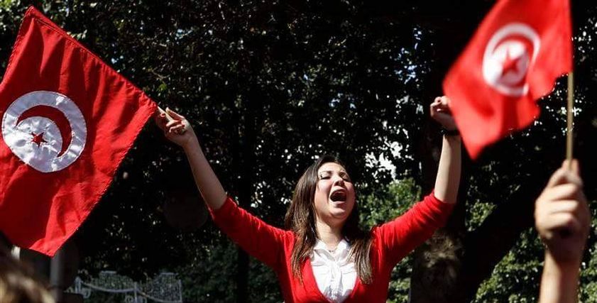 مظاهرة ضد التحرش في تونس