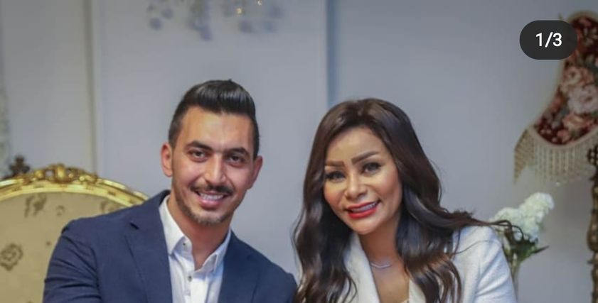 إيمان رمضان وزوجها 