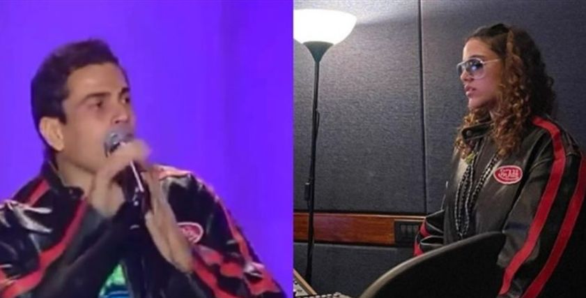 جانا عمرو دياب بـ جاكيت والدها