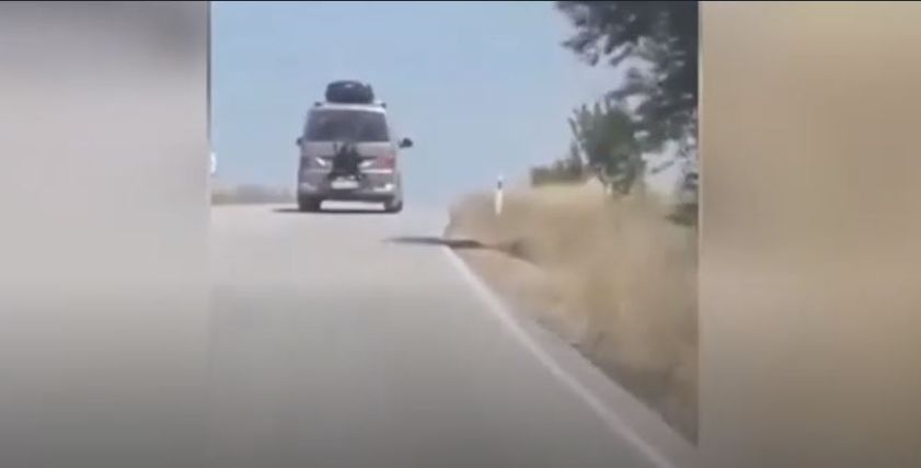 فيديو يظهر فتاة تركية مربوطة في مؤخرة عربة نقل