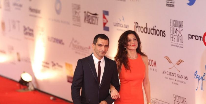 عمرو واكد وسارة شاهين