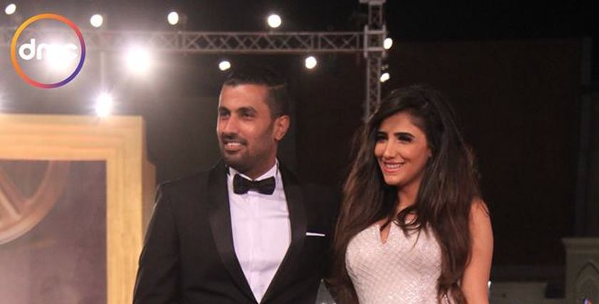 مي عمر وزوجها محمد سامي