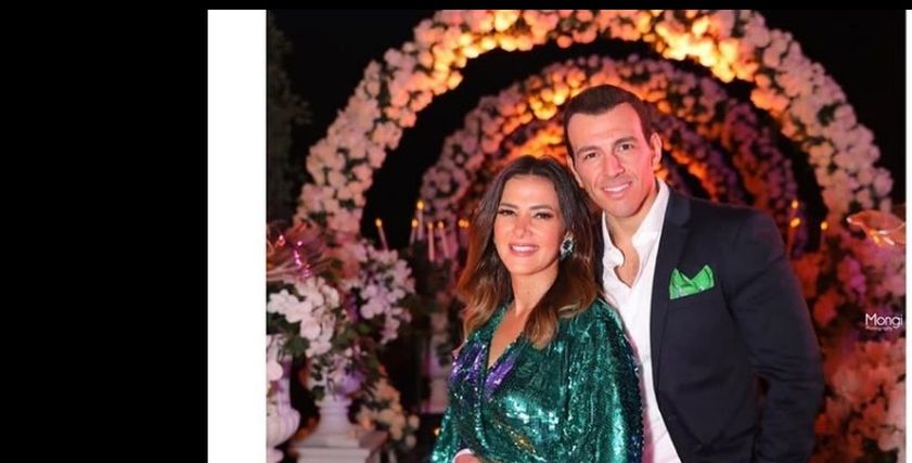 رامي رضوان وزوجته دنيا سمير غانم