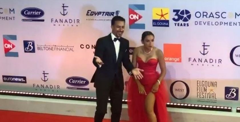 علا رشدي وزوجها أحمد داوود