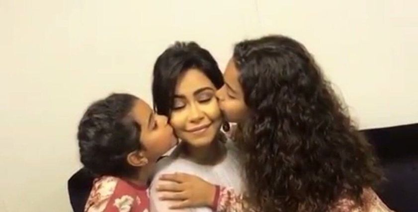 ابنتا شيرين عبدالوهاب